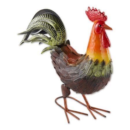 COLORFUL ROOSTER DECORATION