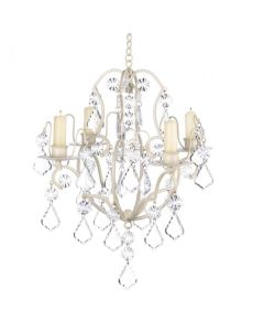 IVORY BAROQUE CHANDELIER